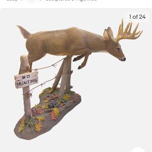Danbury Mint OUT OF BOUNDS by Curtis Christensen Majestic
Whitetail Deer